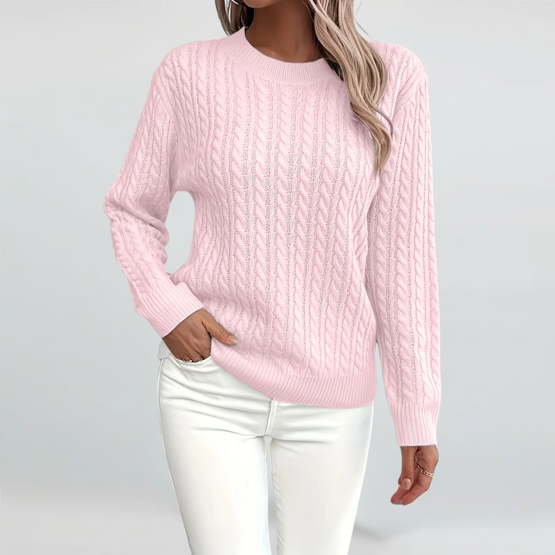 Elise | Comfortabele Kabeltrui met Tijdloze Stijl