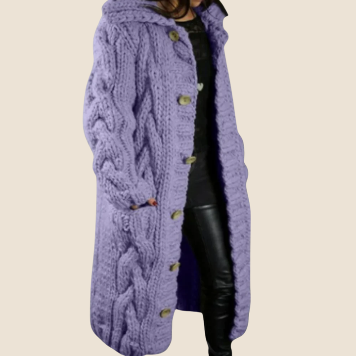 Eveline | Warm & elegant kabel-jasvest