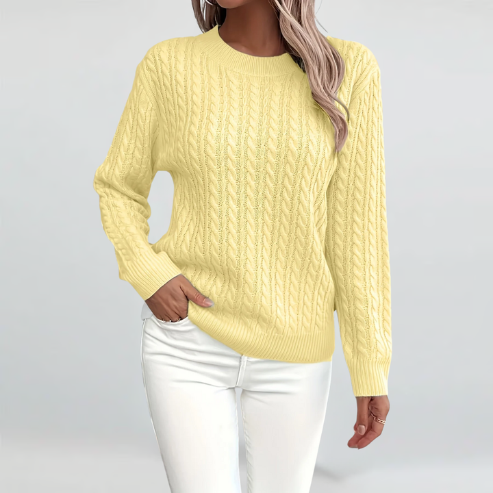 Elise | Comfortabele Kabeltrui met Tijdloze Stijl