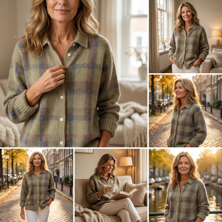 Valeria | Zachte, elegante retro ruittrui