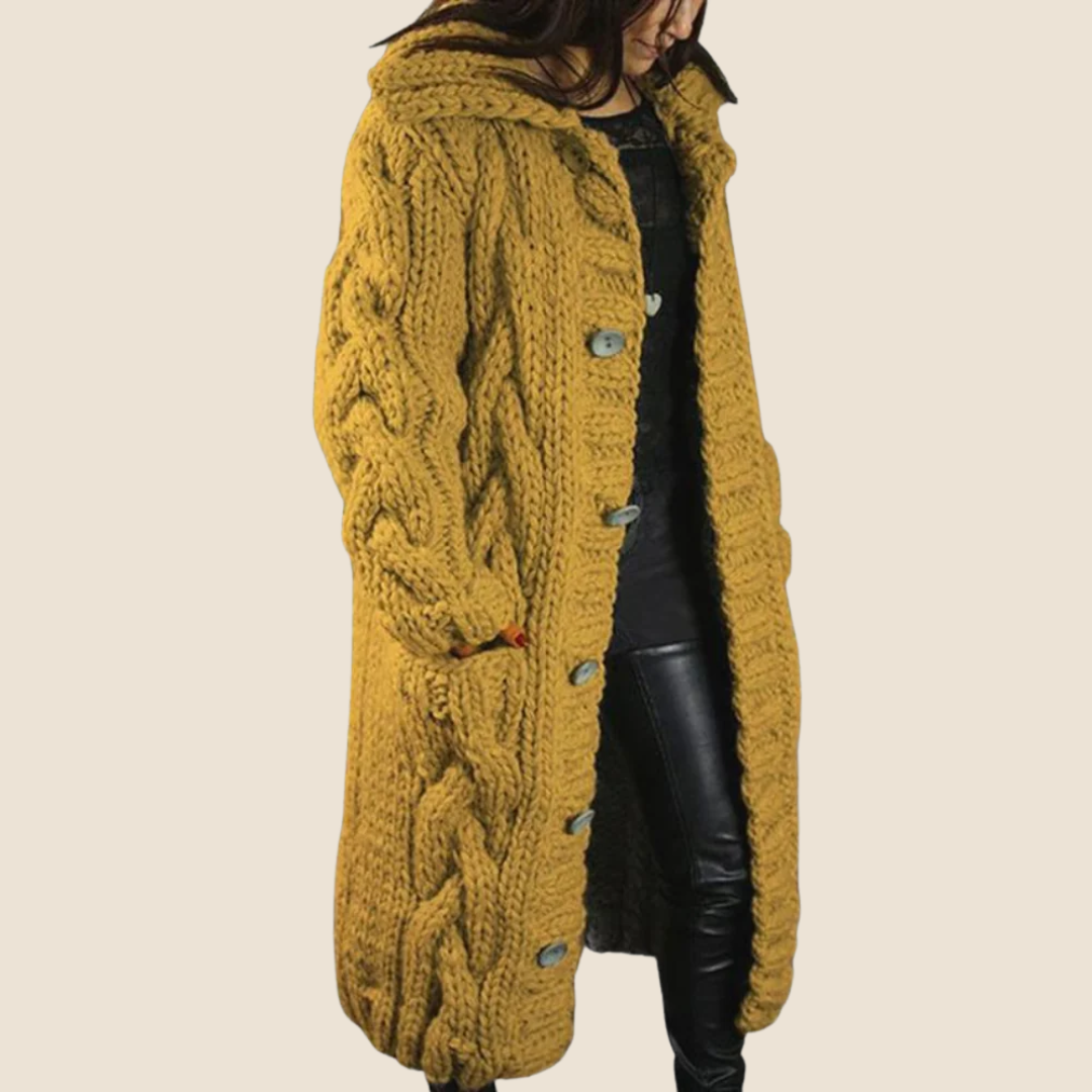 Eveline | Warm & elegant kabel-jasvest